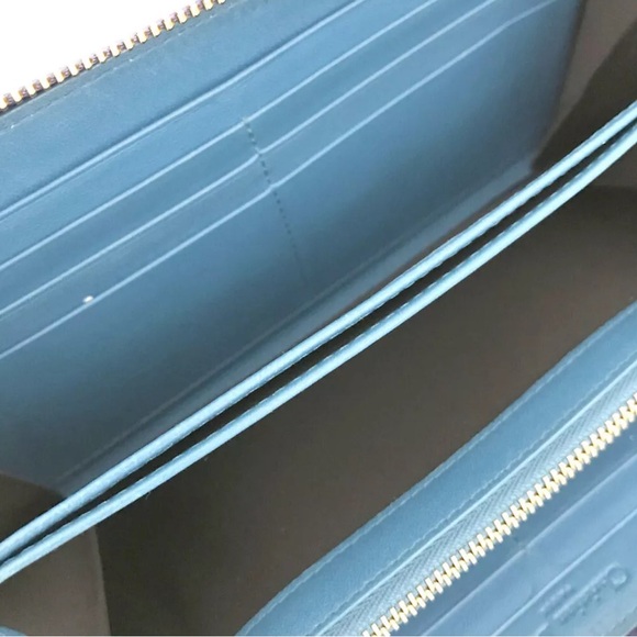 240 Christian Dior Patent Leather Zip Around Long Wallet - Picture 5 of 8